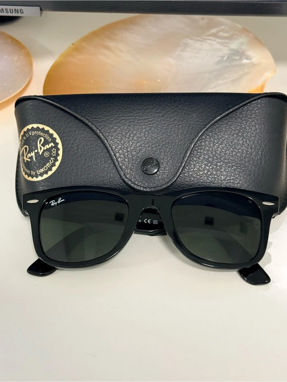Ray-Ban Black Sunglasses with Dark Lenses